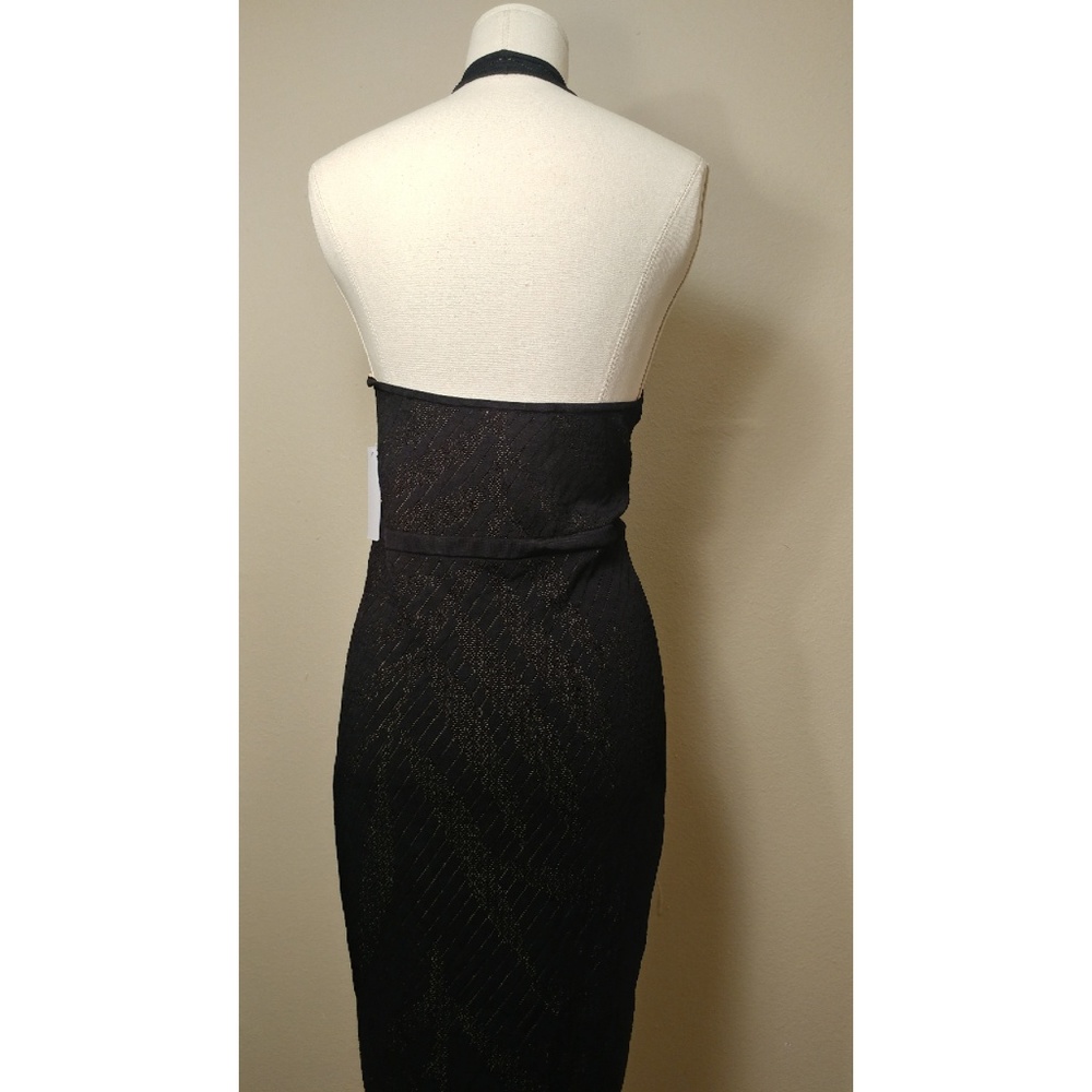 GUESS Knit Halter Dress LBD - Picture 5 of 7